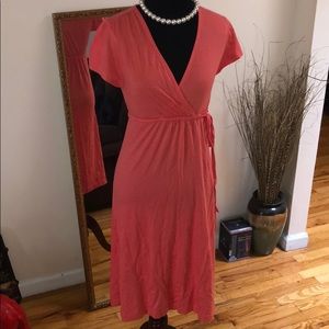 J Crew Coral Dress Size M